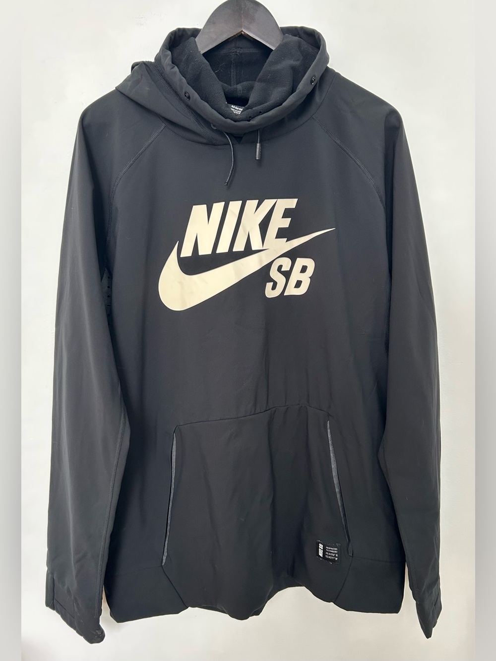Nike SB Fleece Lined Performance Hoodie Black Men’s Medium 22x30